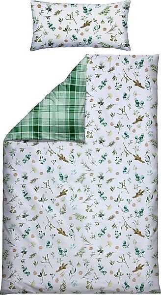 REDBEST Bettwäsche Wendebettwäsche, Biber, Flanell Karo günstig online kaufen