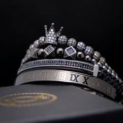 UNIQAL.de Edelstahlarmband Set Edelstahlarmband SET Herren günstig online kaufen