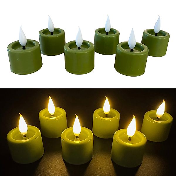 Online-Fuchs LED-Kerze 6er Set LED Teelichter günstig online kaufen