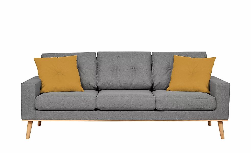 Sofa  3-sitzig  Cristy ¦ grau ¦ Maße (cm): B: 211 H: 88 T: 86.0 Polstermöbe günstig online kaufen