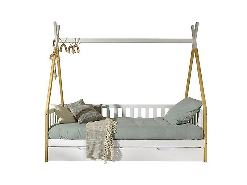 58 aufm Kessel Kinderbett Zeltbett Karyn 6 206x96x185 Kinderbett Bodenbett günstig online kaufen