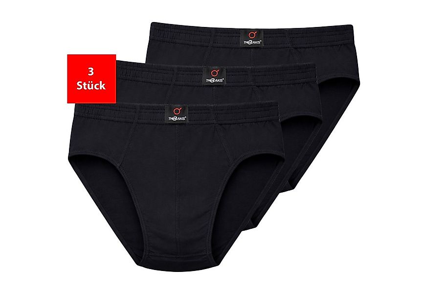 Fashionschmiede Slip Herren Slips Schwarze Unterhosen 3er 6er 9er Pack 100% günstig online kaufen