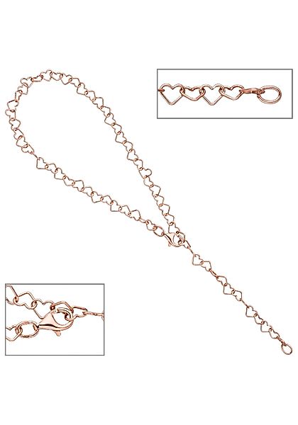 JOBO Fußkette, Herz 925 Silber roségold günstig online kaufen