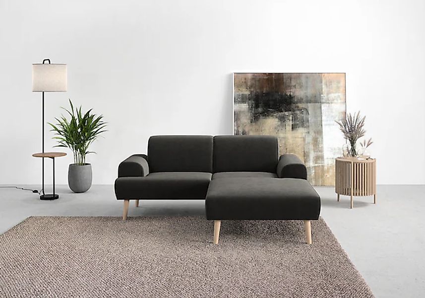 andas Ecksofa »Swift Scandic Design, komfortabler Federkern, Breite 192cm, günstig online kaufen