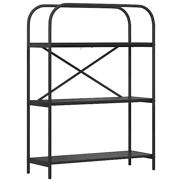 vidaXL Bücherregal Schwarz Eichen-Optik 80 x 30 x 109 cm Holzwerkstoff 8798 günstig online kaufen