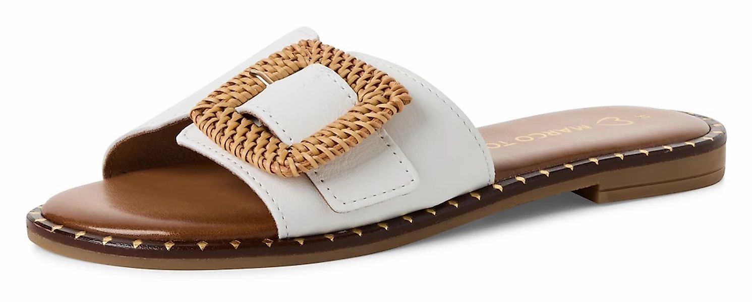 MARCO TOZZI Pantolette, Blockabsatz, Sommerschuh, Schlupfschuh mit Schnalle günstig online kaufen