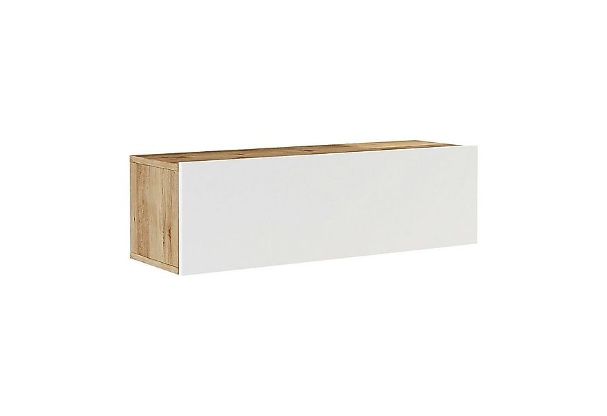 en.casa TV-Schrank »Lapinlahti« 100x31,5x29,5cm Eiche rustikal/Weiß günstig online kaufen