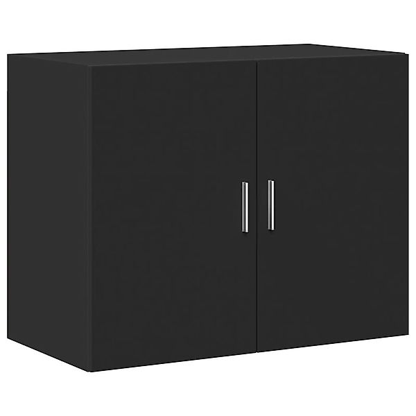 vidaXL Hängeschrank Wandschrank Schwarz 80x42,5x64 cm günstig online kaufen