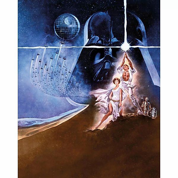 Komar Fototapete Vlies Star Wars Poster Classic2  200 x 250 cm günstig online kaufen