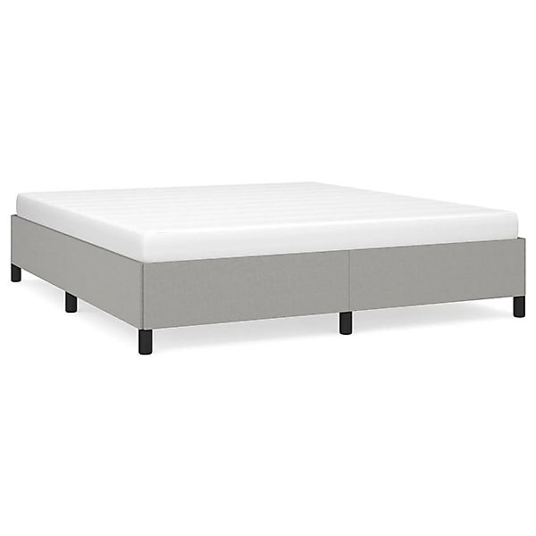 vidaXL Bettgestell Hellgrau 180x200 cm Stoff Modell 52100424 günstig online kaufen
