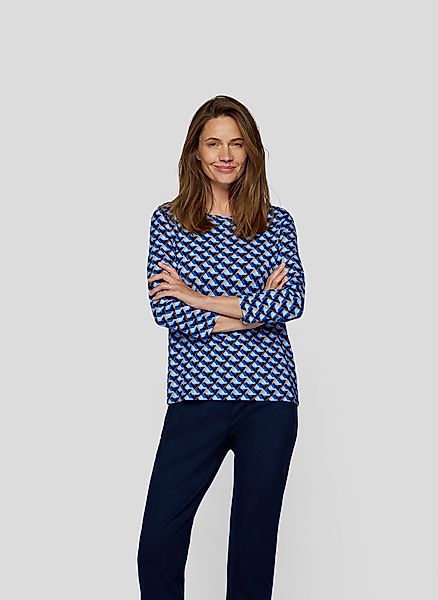 Rabe 3/4-Arm-Shirt mit grafischem Muster günstig online kaufen