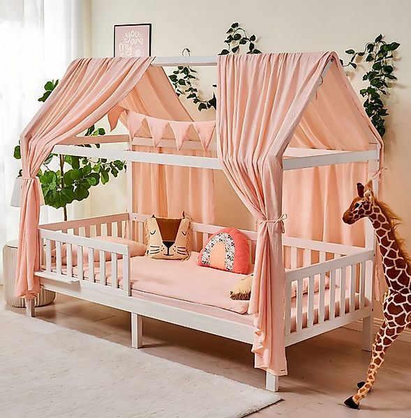 Alavya Home® Hausbett CLOUD – 100% FSC®-zertifiziertem (SET Kinderbett 90x2 günstig online kaufen