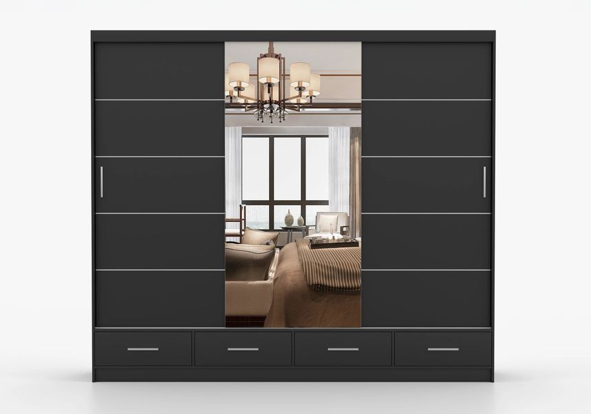 imoebel24 Schwebetürenschrank FLORENCE 250 cm - günstig online kaufen