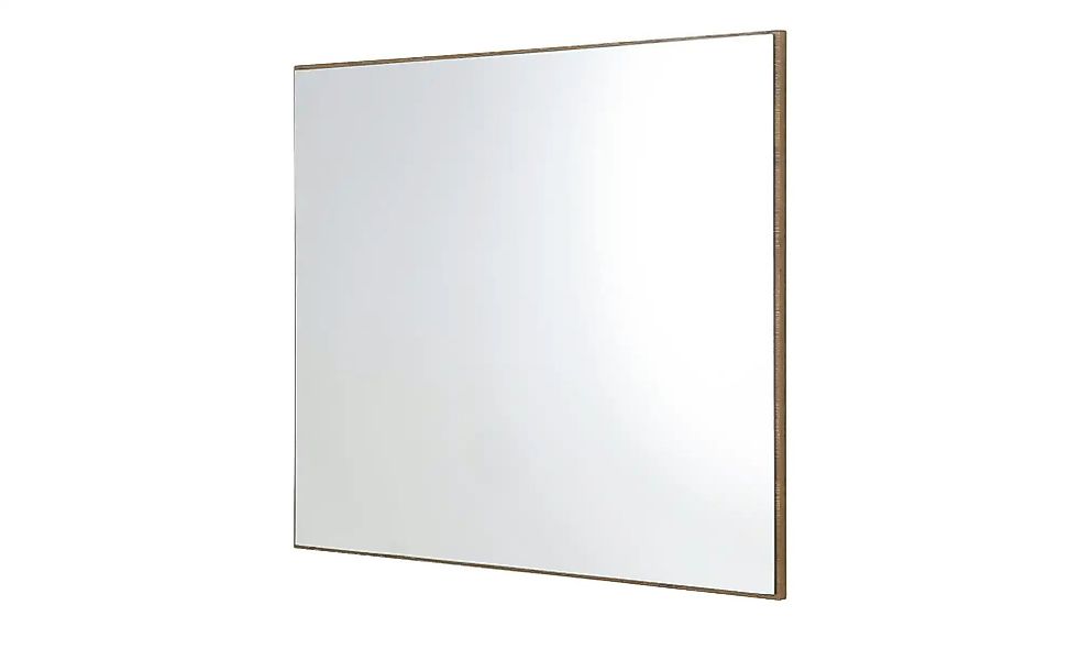 Spiegel 80 x 70 cm Medebach ¦ holzfarben ¦ Glas,Aluminium,Holzwerkstoff ¦ M günstig online kaufen