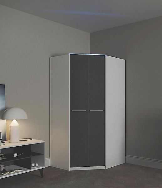 priess "Barcelona Kleiderschrank Ecklösung Raumwunder" in 2 Tiefen Schrank günstig online kaufen