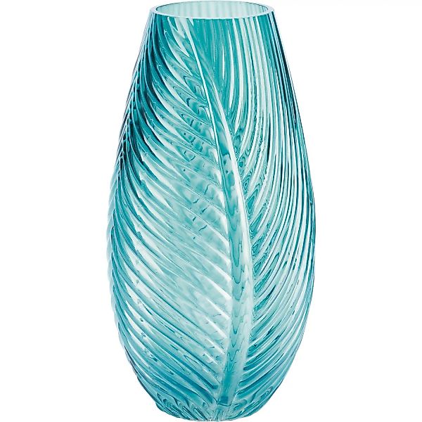 Vase Glam Forest Ø 12,5 cm x 19,5 cm Türkis günstig online kaufen