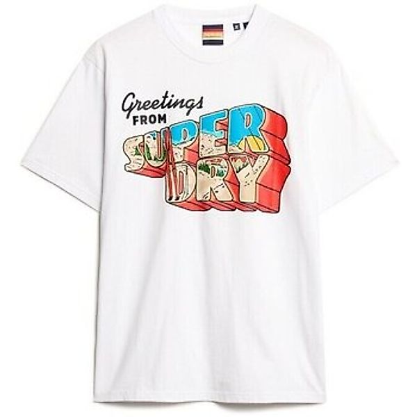 Superdry  T-Shirt T-shirt à motif  Travel Postcard günstig online kaufen
