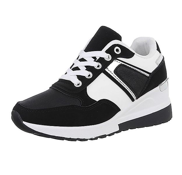 Ital-Design Damen Low-Top Freizeit Sneaker (88671645) Keilabsatz/Wedge Snea günstig online kaufen