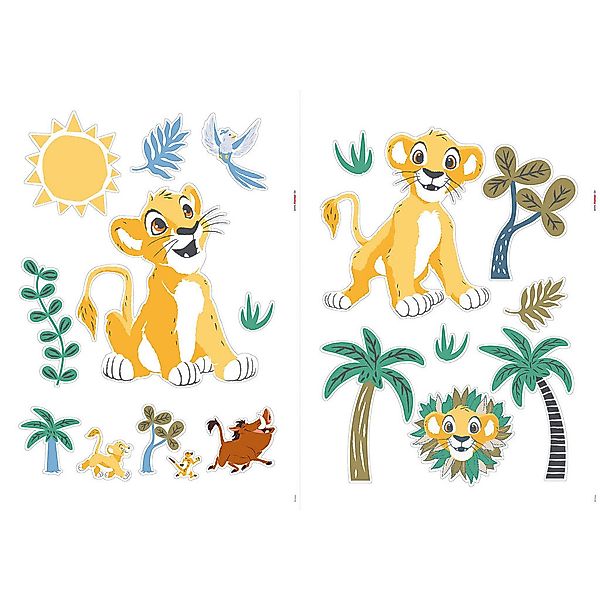 Komar Wandtattoo Lion King Faraway Oasis  Lion King Faraway Oasis B/L: ca. günstig online kaufen