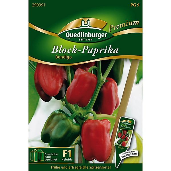 Quedlinburger Block-Paprika Bendigo Loses Saatgut günstig online kaufen
