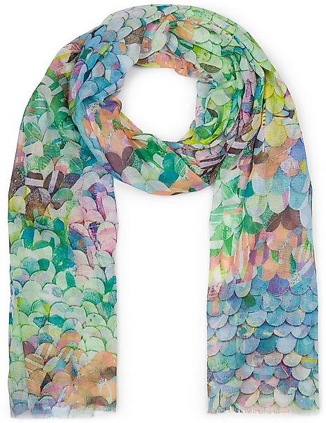 styleBREAKER Modeschal Leichter Schal Schuppen Muster, (1-St) günstig online kaufen