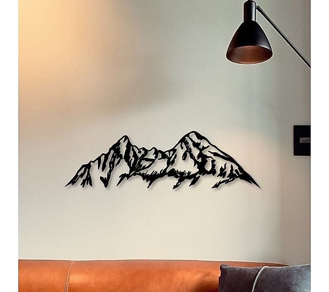 WoodFriends Wandbild aus Holz Watzmann Berge Holzschild zum Aufkleben Bergl günstig online kaufen