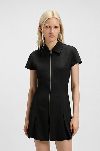 HUGO Blue Polokleid Kahuma Rockteil mit Kellerfalten günstig online kaufen