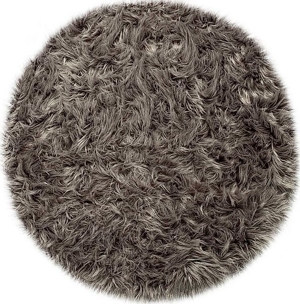 Paco Home Fellteppich Playa 960, rund, Höhe: 64 mm, Kunstfell, Flokati-Opti günstig online kaufen