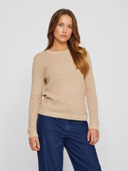 Vila Strickpullover Struktur Strickpullover Kuscheliger Design günstig online kaufen