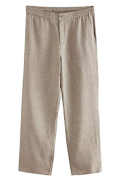 Next Dehnbund-Hose Signature Chinohose 100 % Leinen Relaxed Fit (1-tlg) günstig online kaufen