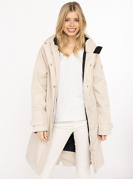 Zwillingsherz Kurzmantel "Keep Smiling" Kapuze, verdeckter Reißverschluss günstig online kaufen