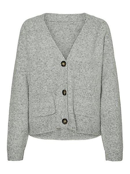 Vero Moda Strickjacke "VMBOOM LS V-NECK BUTTON CARDIGAN GA NOOS" günstig online kaufen