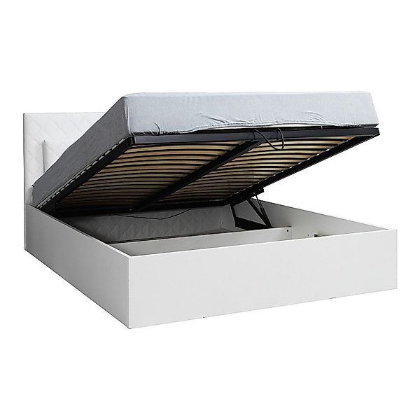 Lomadox Bettgestell PALINURO-166, Doppelbett 180x200cm, weiß, günstig online kaufen