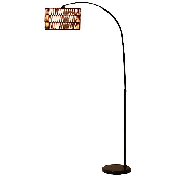HOMCOM Stehlampe moderne Standlampe mit zweischichtigem günstig online kaufen