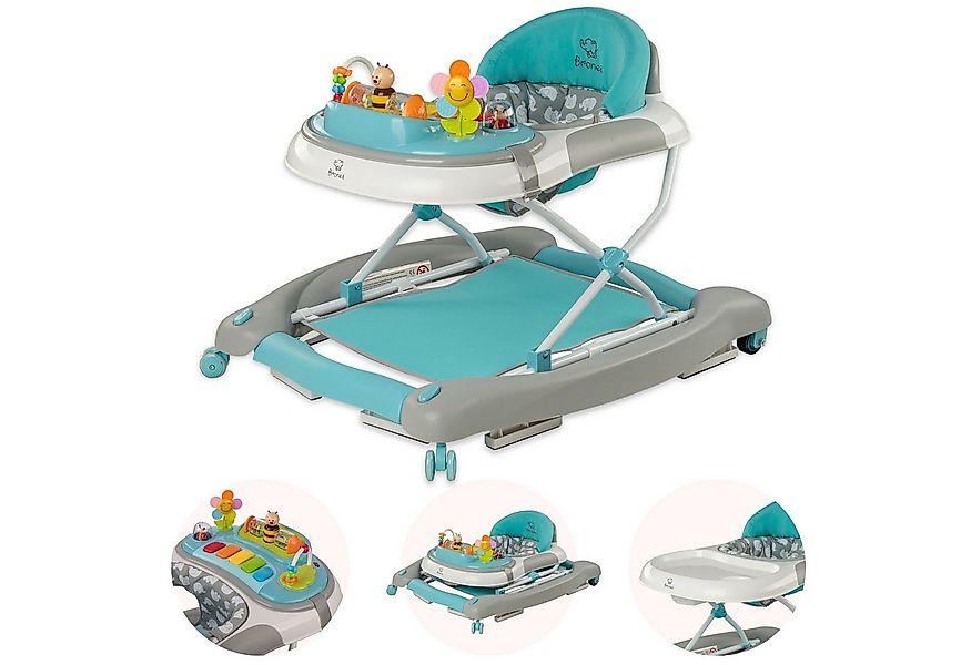 Bronea Lauflernhilfe 4-in-1 Lauflernwagen Gehfrei Baby Schaukel Lauflernhil günstig online kaufen