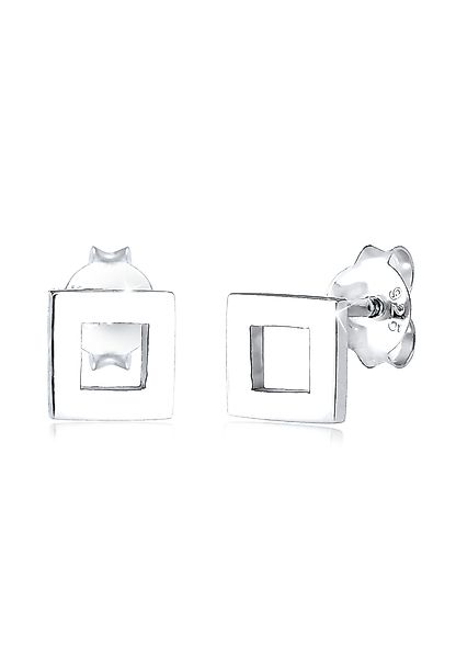 Elli Paar Ohrstecker Ohrstecker Quadrat 925 günstig online kaufen