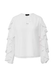 s.Oliver Langarmbluse Bluse Leichte Chiffonbluse mit günstig online kaufen