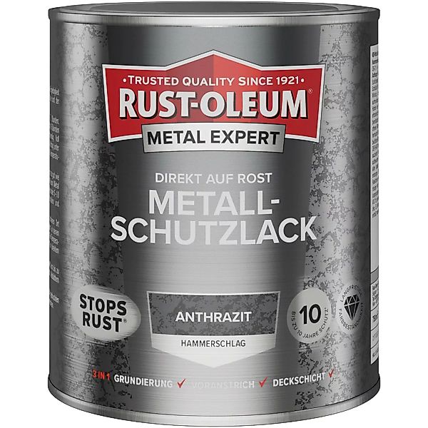 Rust-Oleum Metal Expert Hammerschlag Anthrazit 750 ml günstig online kaufen