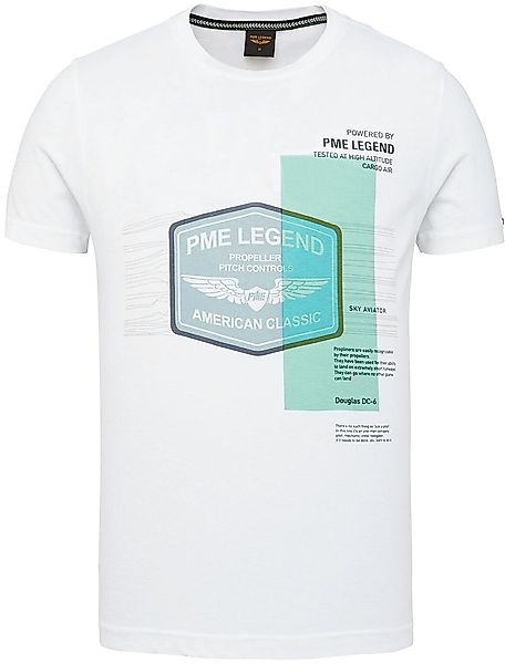 PME Legend Jersey T-Shirt Logo Weiß  - Größe XXL günstig online kaufen