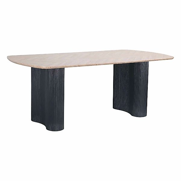 OTTO home Esstisch "Bessonville" Tischplatte in Fischgrätoptik, Beine mit R günstig online kaufen