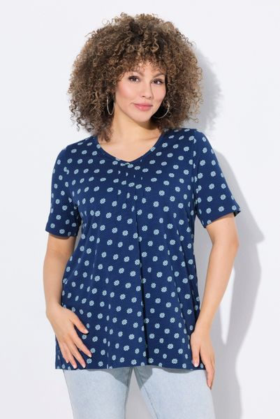 Ulla Popken T-Shirt T-Shirt Biesen A-Linie günstig online kaufen