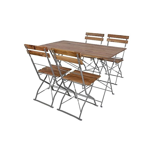 Lex Biergarten-Set Sitzgruppe Biergartenmöbel Gartenmöbel Gartentisch Stuhl günstig online kaufen