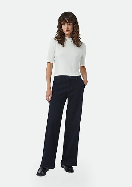 Comma 5-Pocket-Jeans Jeans mit Wide Leg günstig online kaufen