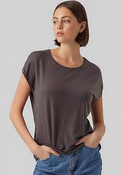 Vero Moda Rundhalsshirt VMAVA PLAIN SS TOP GAJRS NOOS günstig online kaufen