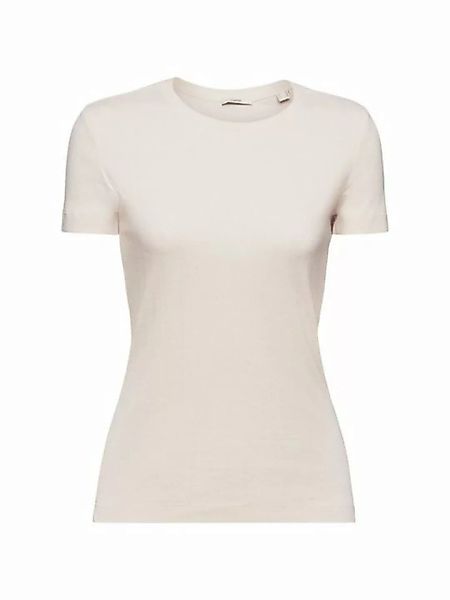 Esprit T-Shirt Pointelle-T-Shirt (1-tlg) günstig online kaufen