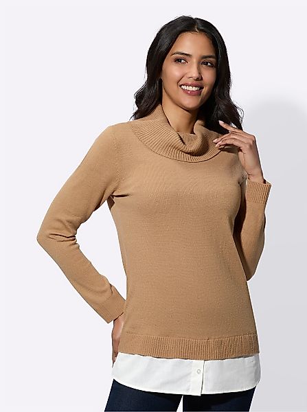 Sieh an! Strickpullover 2-in-1-Pullover günstig online kaufen