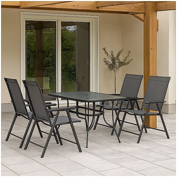 HTI-Living Gartenstuhl 4er Set moderner Gartenstühle günstig online kaufen