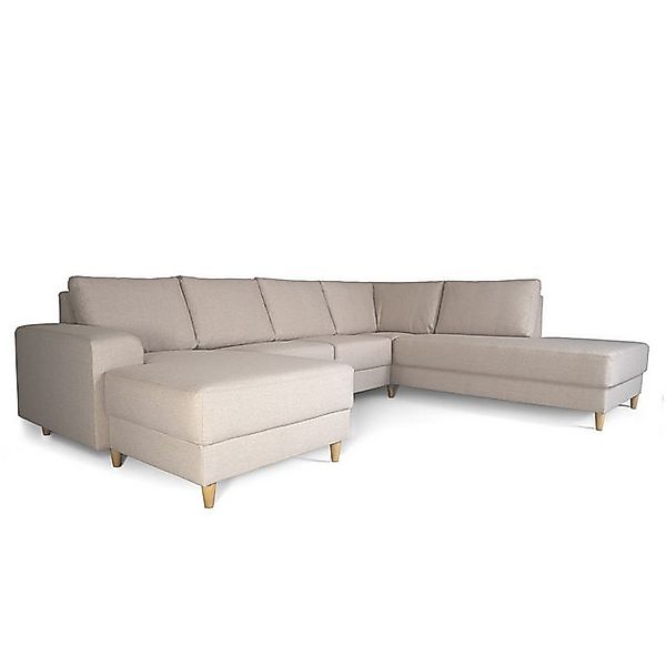 ebuy24 Sofa Nordic Usofa rechts gewendet hell beige. günstig online kaufen