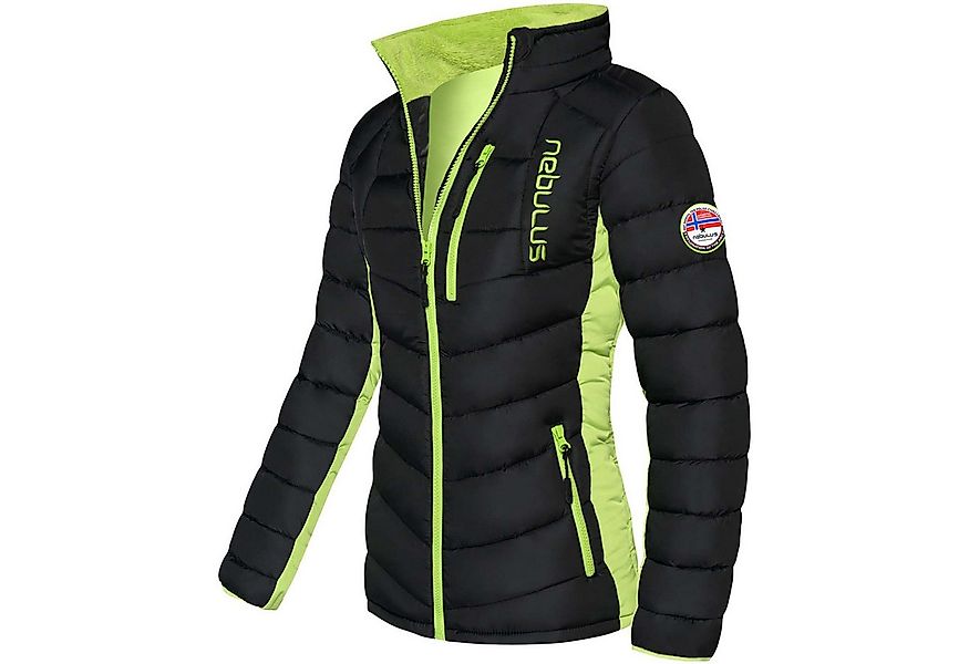 Nebulus Winterjacke Winterjacke, P4773 - Damen, schwarz-lime, XL/42 günstig online kaufen
