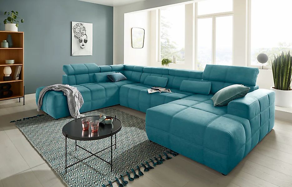 DOMO collection Wohnlandschaft "Brandon, whlw. mit Sitztiefenverstellung, w günstig online kaufen